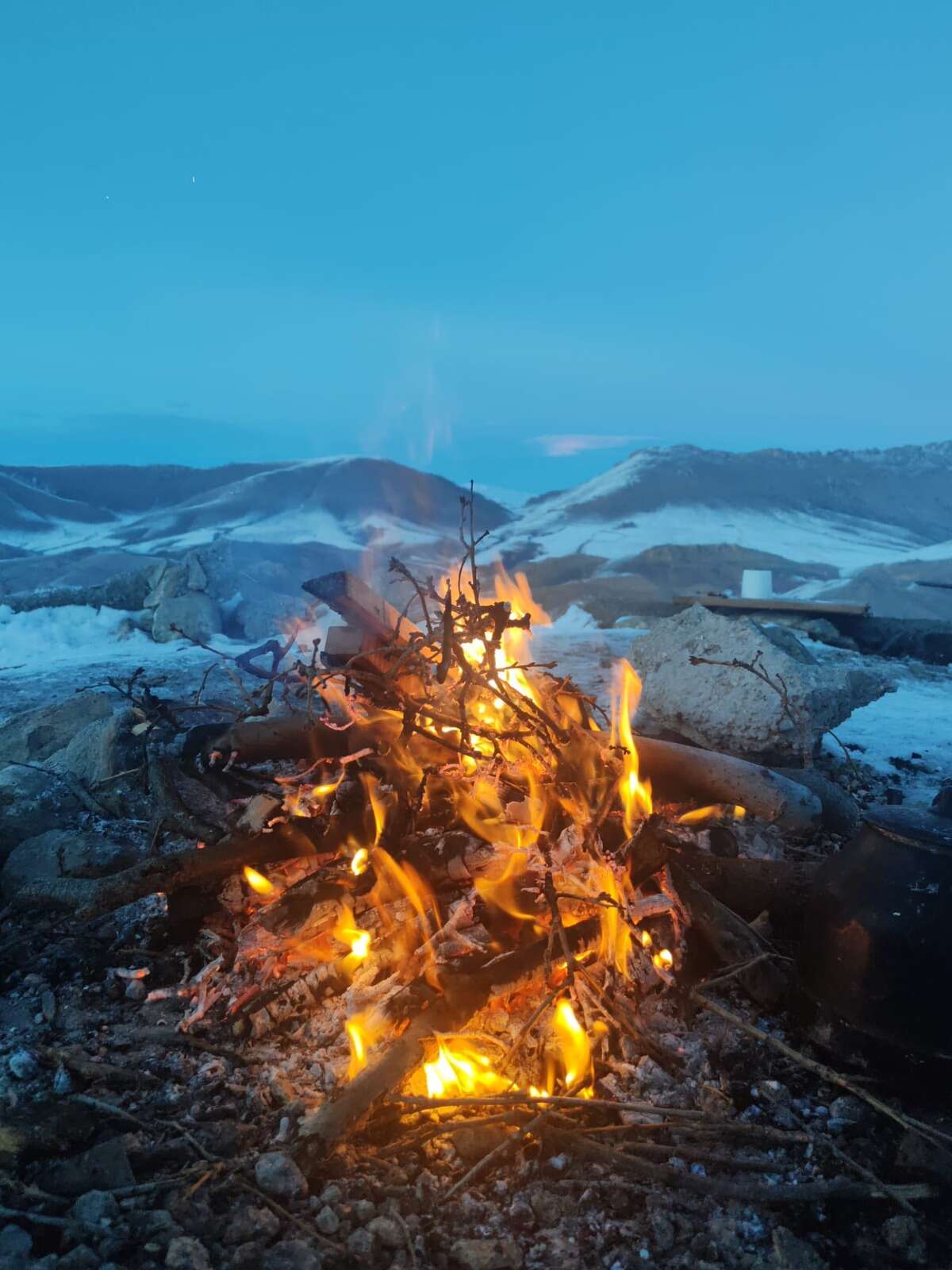 Konya’nın karla kaplı ilçesinde özlenen manzara 24